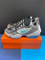 کتونی نایکی ایرمکس آلفا سویج بلک تاندر گری با رویه مش و زیره