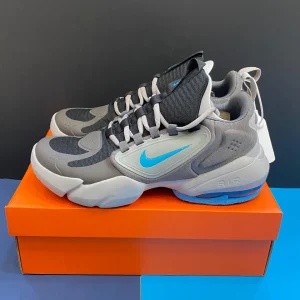 کتونی نایکی ایرمکس آلفا سویج بلک تاندر گری با رویه مش و زیره