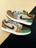 کتونی نایکی جردن 1 وودو با طراحی منحصر به فرد و رنگبندی خاص