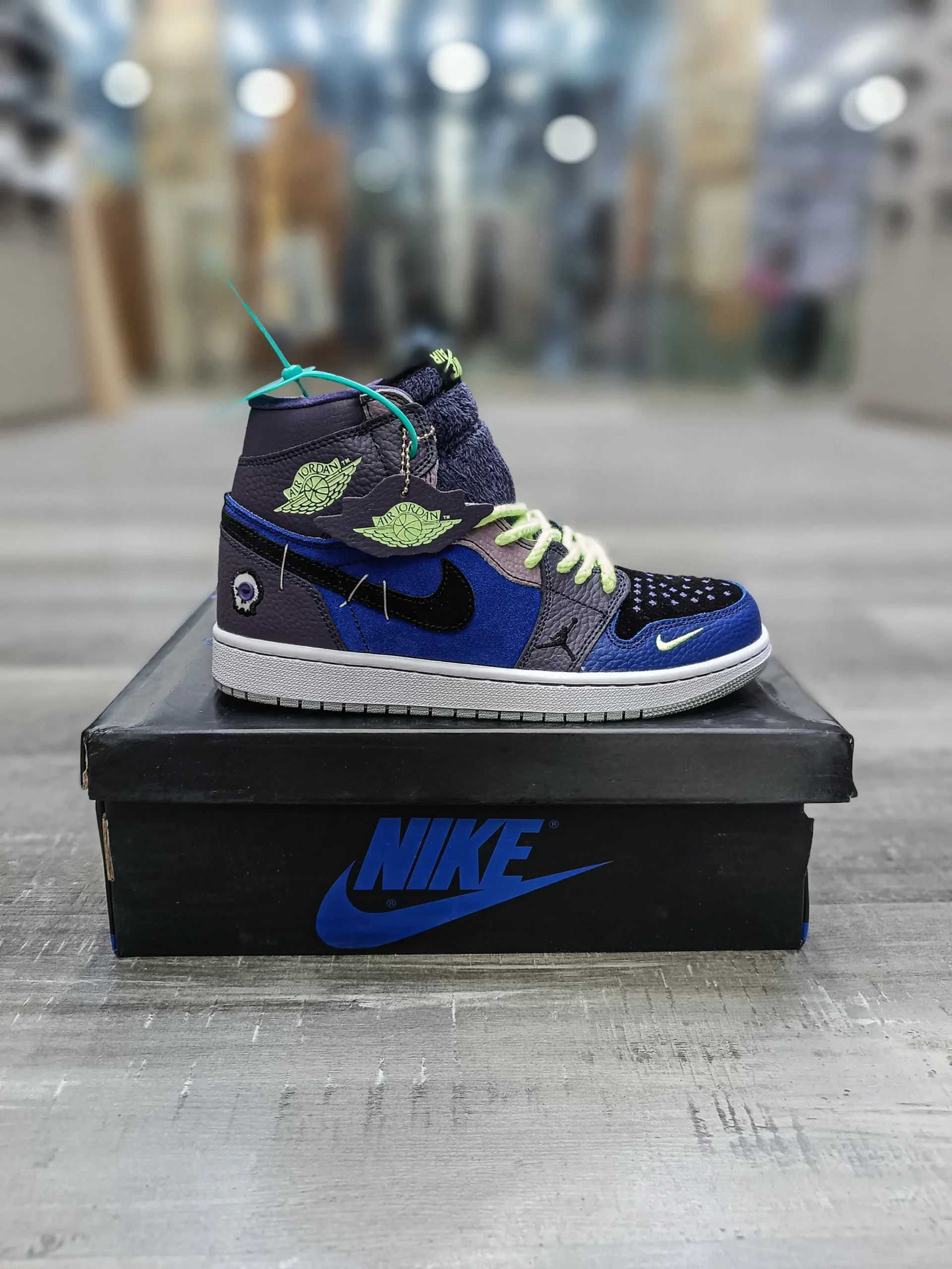 air-jordan1-high-voodoo-blue (2) جردن 1 ساقدار وودو آبی