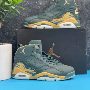 کتونی نایکی ایرجردن 6 زیتونی با طراحی کلاسیک و زیبا