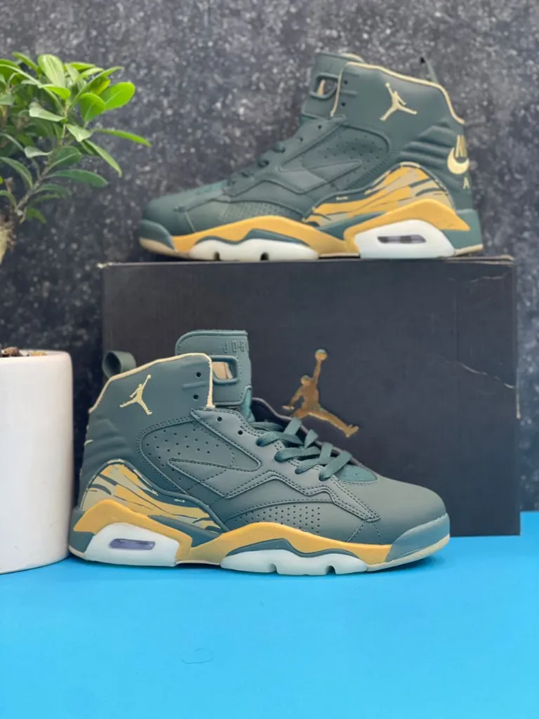air-jordan6-mvp (2) کتونی نایکی ایرجردن 6 زیتونی با طراحی کلاسیک و زیبا