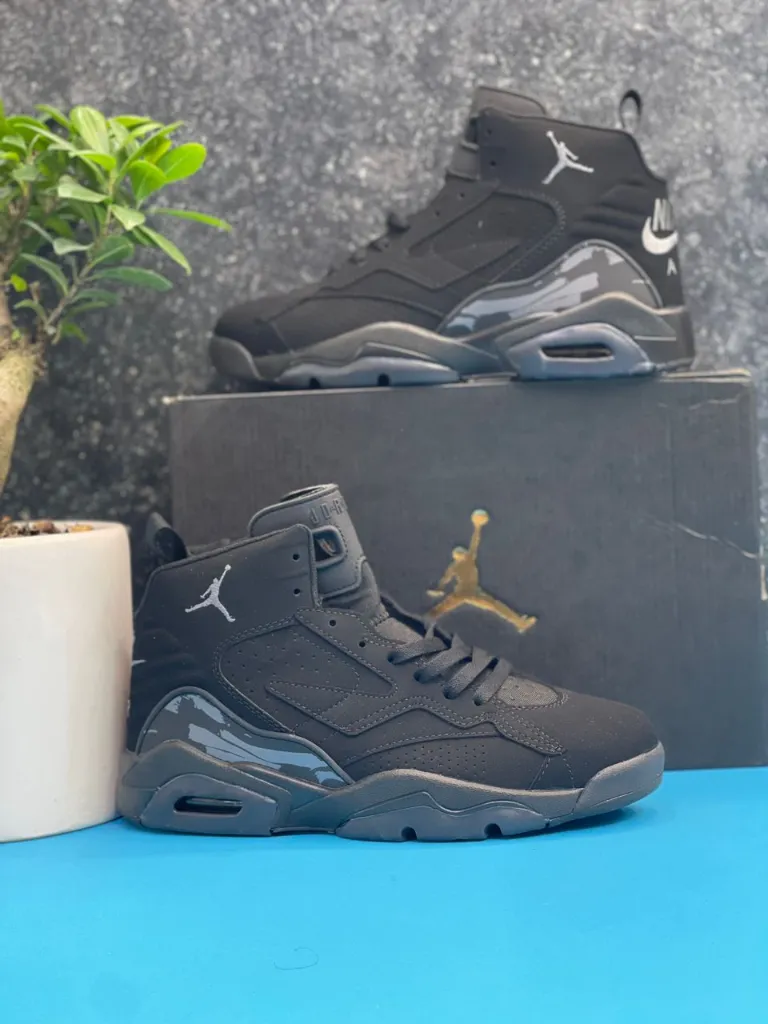 air-jordan6-mvp کتونی نایکی ایرجردن 6 تمام مشکی با طراحی کلاسیک و زیبا