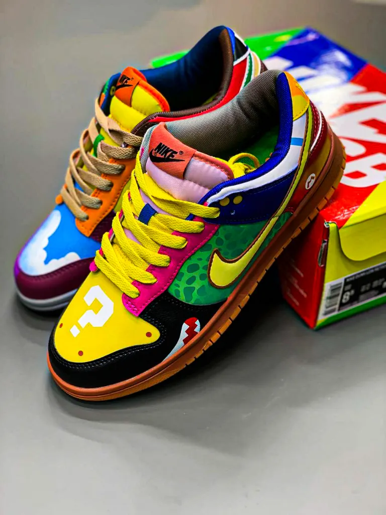 sb-dunk-supermario (2) کتونی نایکی اس بی دانک با طرح سوپر ماریو و رنگهای شاد