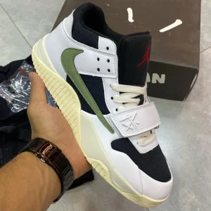 کتونی جردن جامپمن کات د چک با رویه چرم و طراحی خیابانی خاص