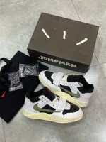 کتونی جردن جامپمن کات د چک با رویه چرم و طراحی خیابانی خاص