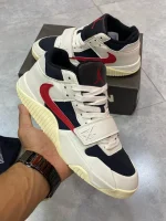 کتونی جردن جامپمن یونیورسیتی رد با رویه چرم و طراحی قرمز جذاب