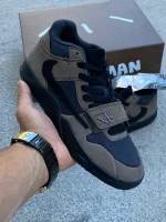 کتونی نایکی جردن جامپمن موکا قهوه‌ای تیره با لوگوی Jumpman و زیره Air