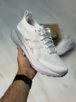 کتونی اسیکس ژل کایانو ۳۱ سفید با رویه مش و زیره PureGEL