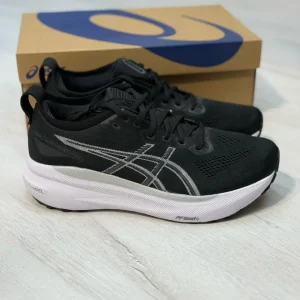 کتونی اسیکس ژل کایانو ۳۱ مشکی سفید با رویه مش و زیره PureGEL