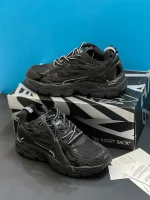 کتونی آف وایت بی رایت بک مشکی با مش، چرم مصنوعی