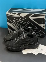 کتونی آف وایت بی رایت بک مشکی با مش، چرم مصنوعی