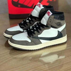 کتونی ایر جردن 1 high Cactus jack x ترویس اسکات موکا