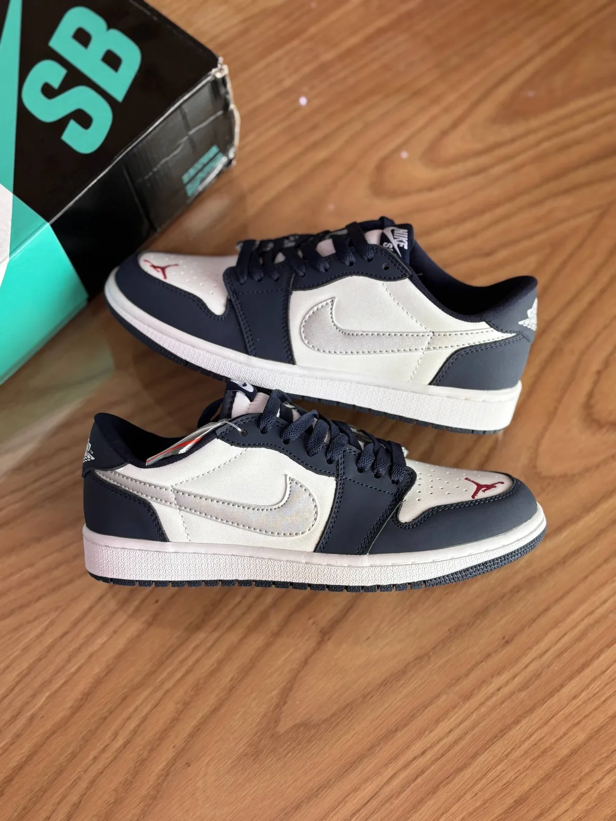 nike-nike-sb-x-aj1-low-midnight-navy-size-40-45-0385f8ae0b کتونی نایک Sb x ایر جردن 1 low Midnight Navy
