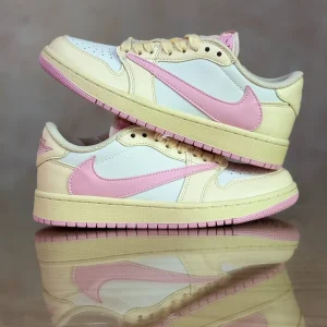 کتونی نایک Aj1x ترویس اسکات Shy Pink