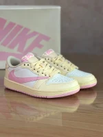 کتونی نایک Aj1x ترویس اسکات Shy Pink