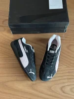 کتونی Puma Speedcat Black Mauve Mist با مشکی عمیق و یاسیِ خاکستری