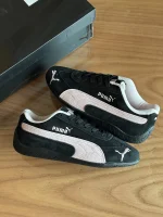کتونی Puma Speedcat Black Mauve Mist با مشکی عمیق و یاسیِ خاکستری